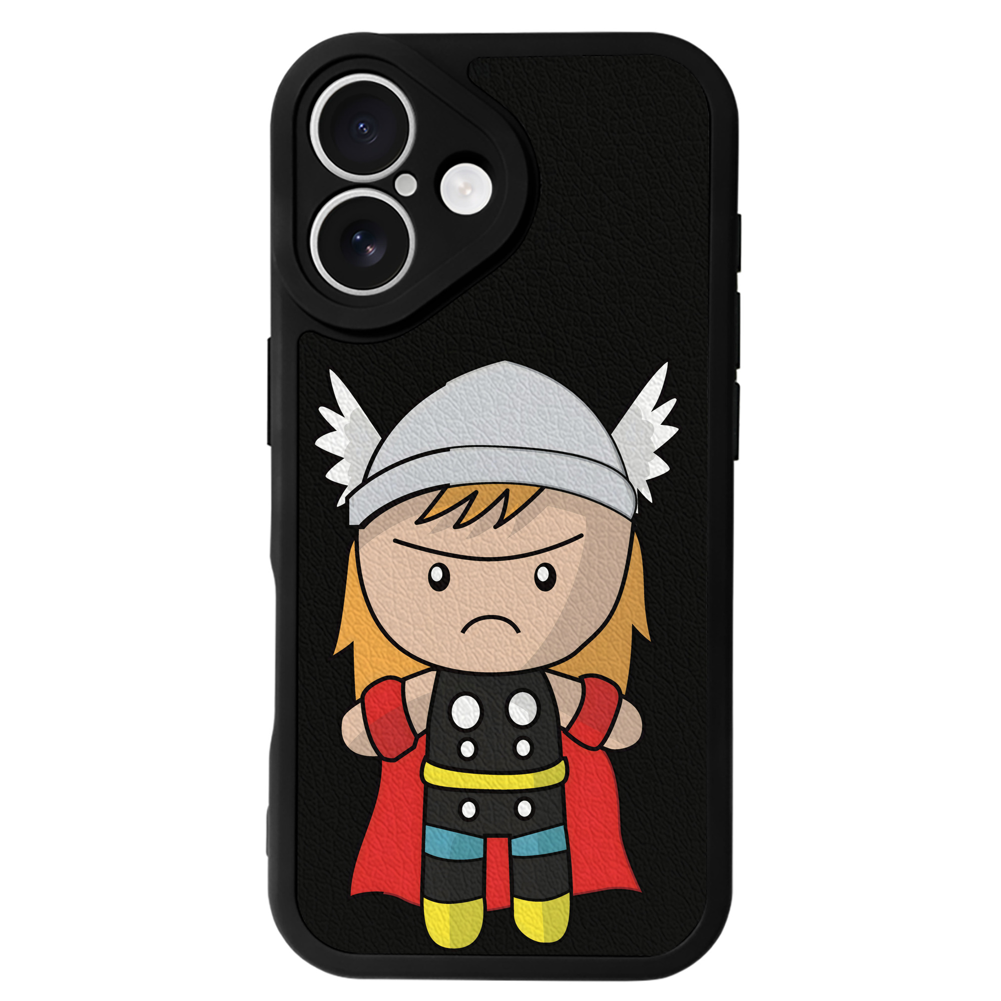 （画像用） アベンジャーズ The Avengers 【iPhone 16シリーズ対応】シリコンスマホケース（レザー調） 材質：シリコン